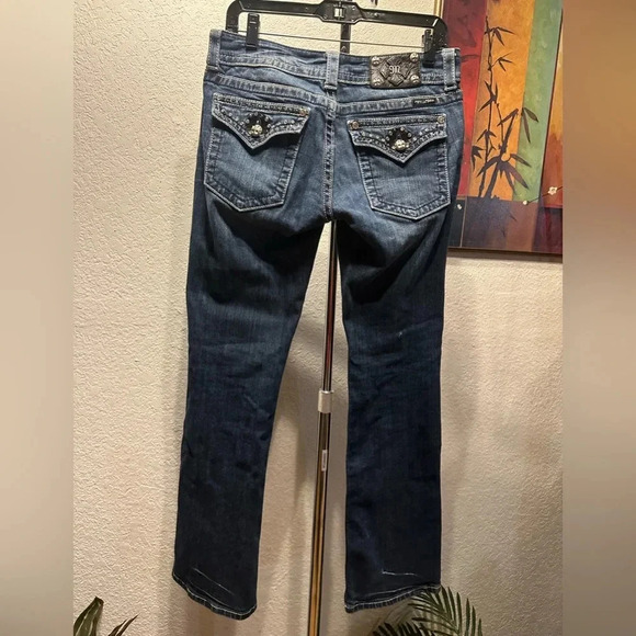 Miss Me distressed bootcut jeans size 29 - Picture 3 of 13